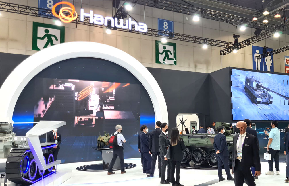 Hanwha Corporation display at DX 2022