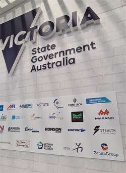 Defence and Industry Conference exhibitors at Vic Govt stand